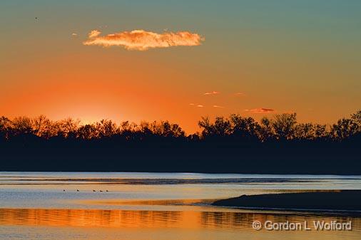 Cloud At Sunset_25684.jpg - Photographed near Breaux Bridge, Louisiana, USA.
